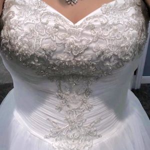 Wedding Dress and Veil